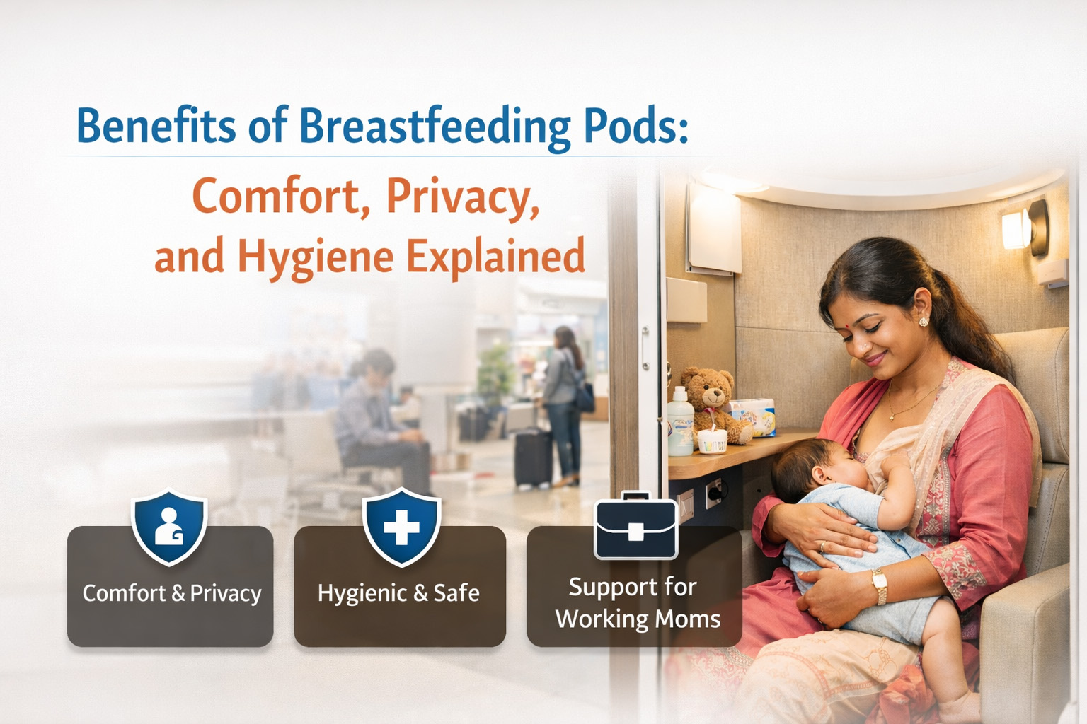 Benefits of Breastfeeding Pods: Comfort, Privacy, and Hygiene Explained